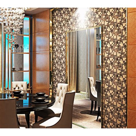 Stainless steel kitchen backsplash images. Brushed stainless steel backsplash mosaic tile designs ...