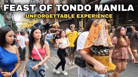 Happiest Feast Of Sto NiÑo De Tondo 2024 Unbelievable Walk At Tondo Manila Philippines [4k