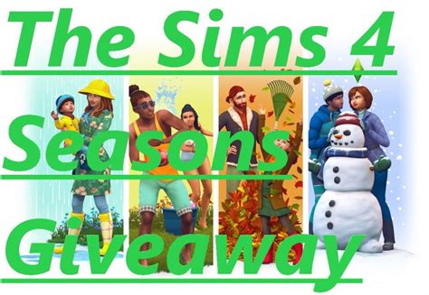 Win A Free Copy Of The Sims 4 Seasons Sims Online