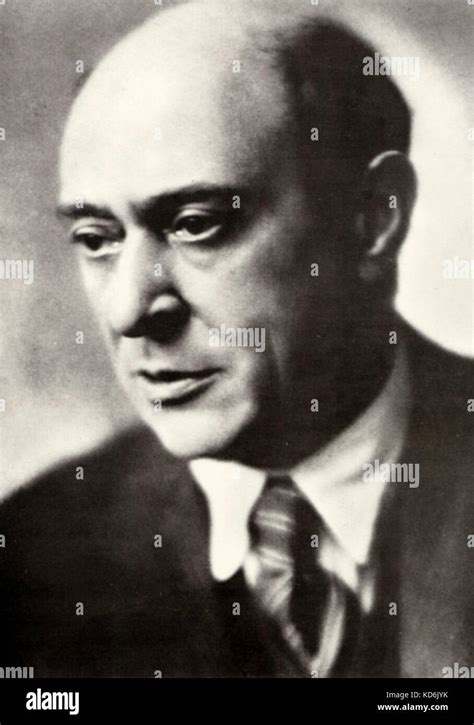 Arnold Schoenberg New York Ca 1933 Austrian Composer 1874 1951