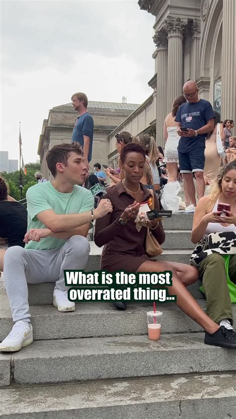 Whats The Most Overrated Thing About Nyc Newyork Centralpark Streetinterview Art In The