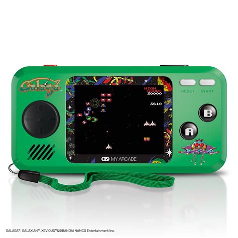 My Arcade Galaga Pocket Player Collectible Handheld Console With 3