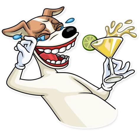 Drunk Dog Cartoon