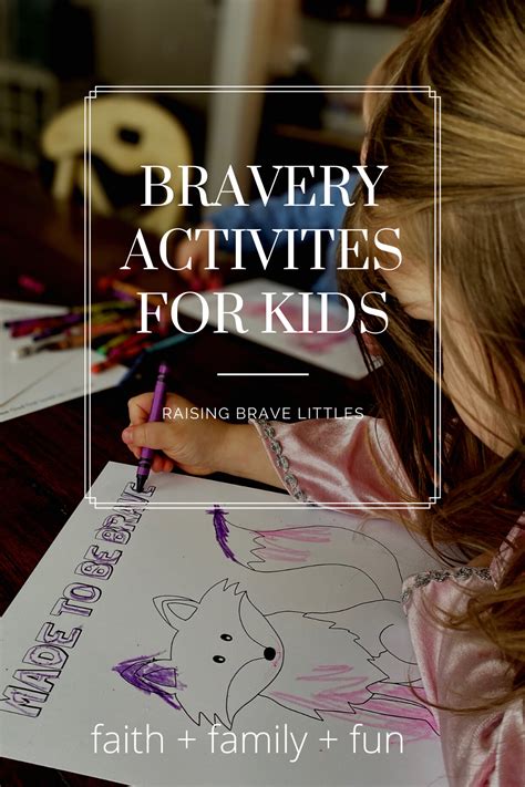 Bravery Activities For Preschoolers Activities For Kids Educational