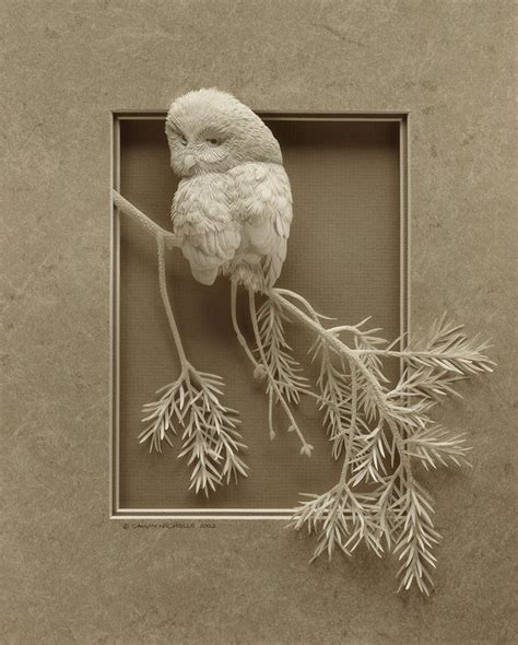 Artist Creates Paper Zoo Paper Artist Paper Artwork Paper Owls