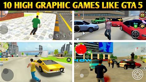 Top 10 Games Like Gta 5 For Android Top 10 Games For Android 10