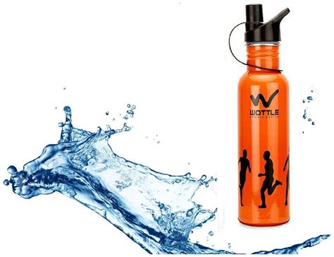 buy ocean gate stainless steel water bottle set of 1 orange 750 ml online at low prices in