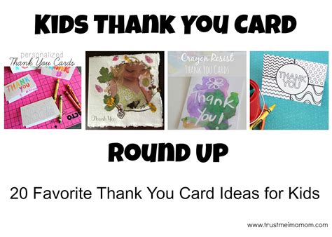 Diy beginner papercutting craft kit. Trust Me, I'm a Mom: Thank You Cards For Kids