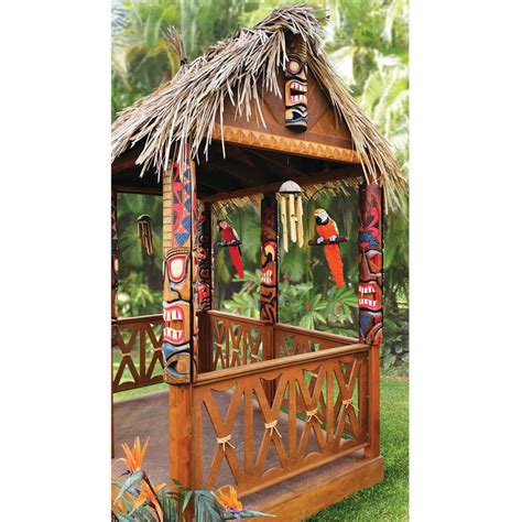 The Tropical Tiki Hut3 | Tiki hut, Outdoor tiki bar, Tiki