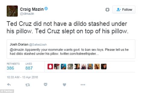Ted Cruz Did Stimulate His Genitals Says Princeton Roommate Craig