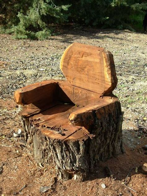 Tree Stump Chair Tree Stump Furniture Log Chairs Wood
