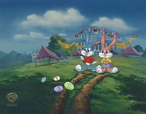 Tiny Toons Original Production Cel Buster And Babs Choice Fine Art