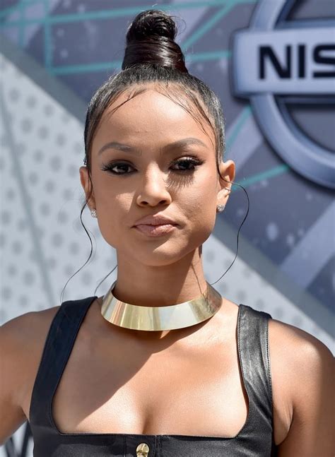 Karrueche Tran Pours Her Curves Into Black Leather For 2016 Bet Awards