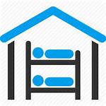 Icon Hostel Accommodation Clipart Hostels Hotel Rooms
