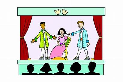 Theatre Clipart Invitation Tickets Play Drawing Stage