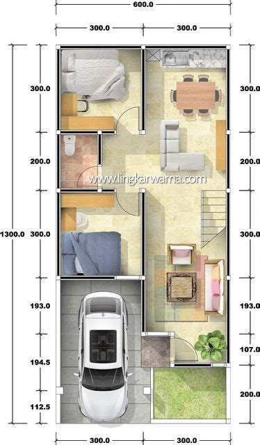 Rumah satu lantai ini terlihat hangat. Denah rumah dua lantai dengan luas lahan 78m2 Luas ...