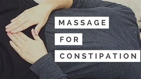 quick and easy massage for constipation massage monday 284 youtube