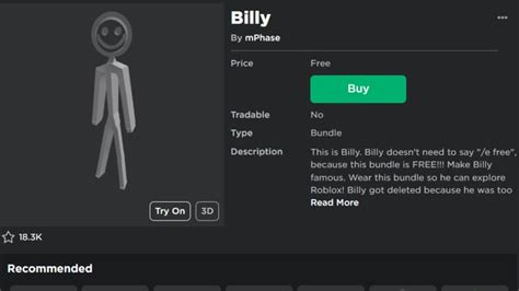 How To Get Billy Bundle In Roblox The Nerd Stash