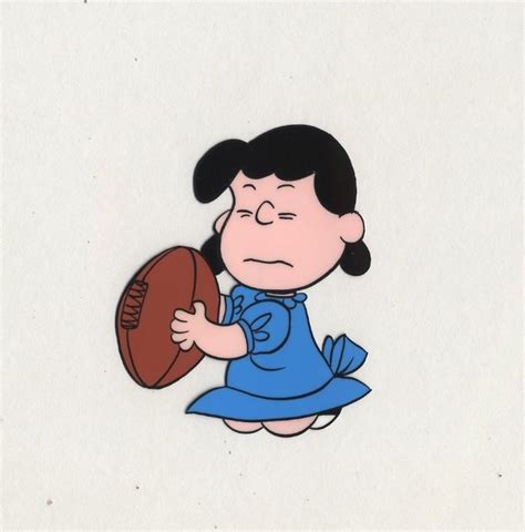 schulz a charlie brown thanksgiving animation cel lucy van pelt with