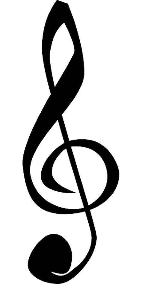 Black Music Note Symbol Cartoon Symbols Bass Public Domain