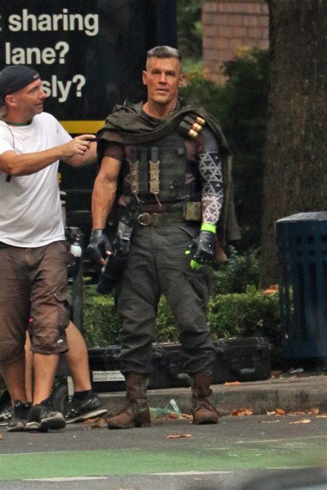 First Look Josh Brolin Films Deadpool 2 In Vancouver Photos Curated