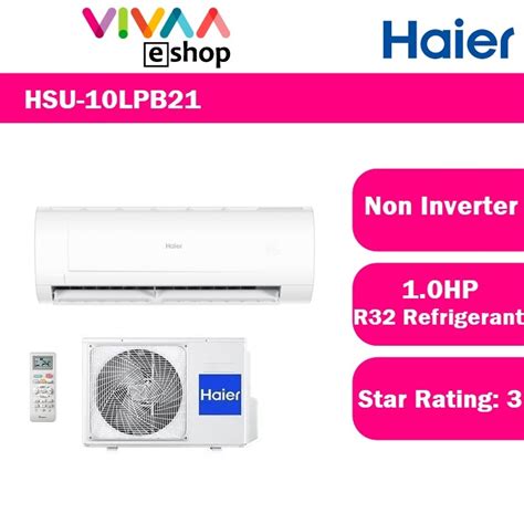 Haier Hp Hp R Hsu Lpa Hsu Lpb Ionizer Air Conditioner Air Cond Turbo Cool