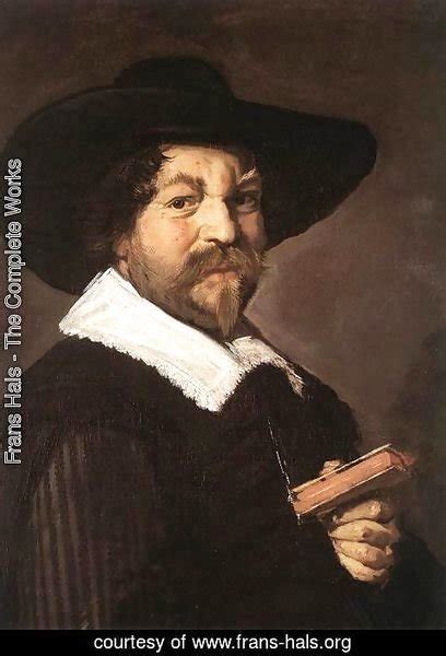 Frans Hals The Complete Works Portrait Of A Man Holding A Book 1640