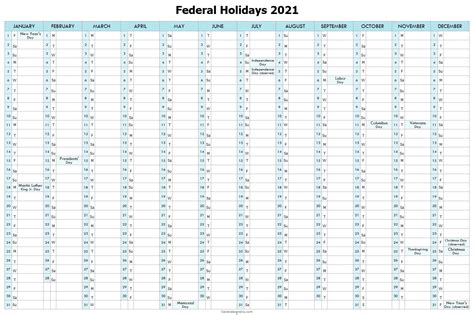 July 2021 whacky holiday calendar. Federal Holidays 2021 Calendar USA | List of Federal Holidays 2021