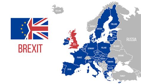 Today the eu consists of 27 member countries. Brexit Map Of The European Union With Country Names Map Of ...
