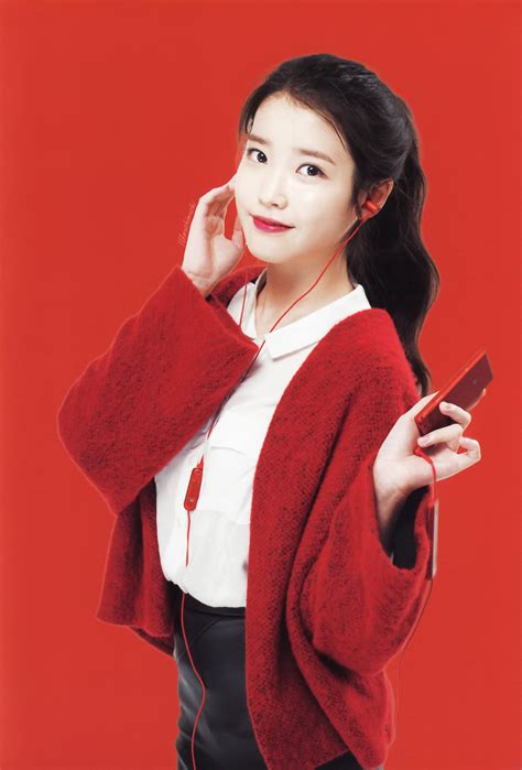 Her debut was made on. IUmushimushi • SCANS Sony 2016 IU Diary - Red [10P ...