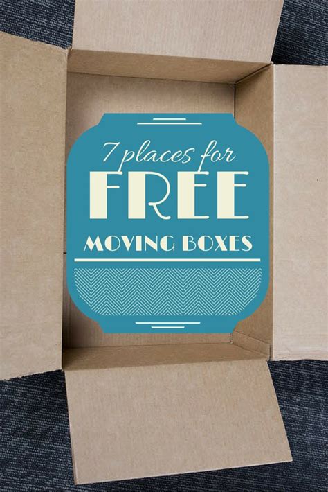 8 Places To Track Down Boxes For Moving
