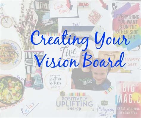 Creating A Vision Board Free Printables