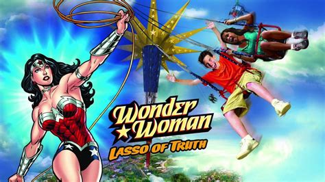 Wonder woman's lasso was left relatively unchanged, save for two major alterations. Six Flags America New for 2017- Wonder Woman Lasso of ...