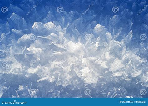 Ice Crystals Stock Image Image Of Iced Cold Crystallised 23781553