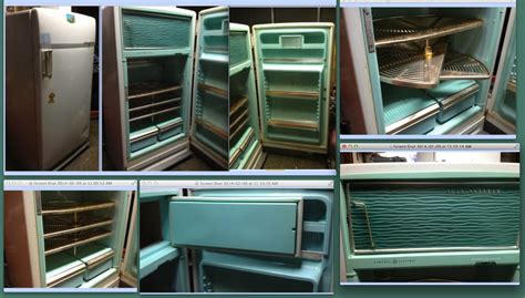 Exterior can use a little touch up. 1959 General Electric Refrigerator- Antique - Vintage - $1 ...