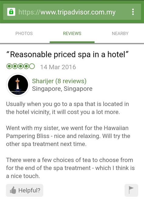 Закрыто до 10:00 (показать больше). Tripadvisor Review - Danai Spa at Corus Hotel Kuala Lumpur ...