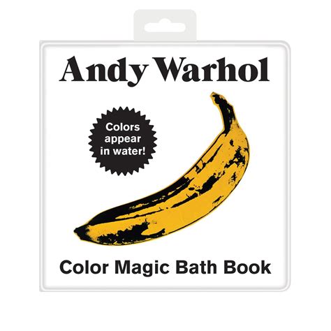 Andy Warhol Color Magic Bath Book Mudpuppy