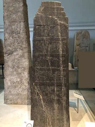 Shalmaneser III Black Obelisk Detailing Israelites And King Jehu