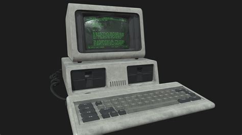 Old Computer Buy Royalty Free 3d Model By Ronindelmoral 03064d6