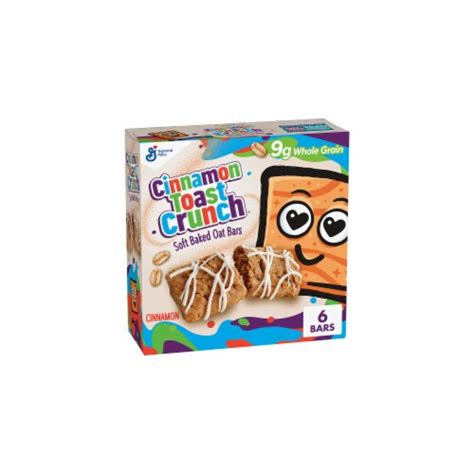 Cinnamon Toast Crunch Soft Baked Oat Bars Chewy Snack Bars Pack Of 6