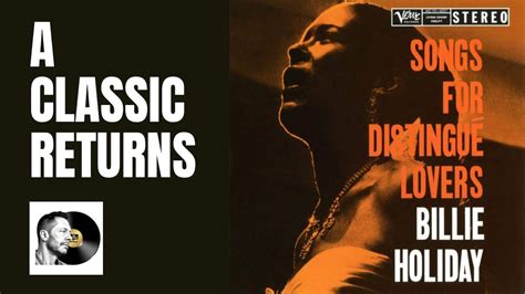 billie holiday songs for distingue lovers a classic revisited youtube