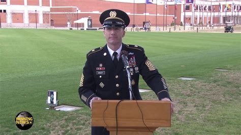 Sergeant Major Of The Army Daniel A Dailey Visits Fort Benning Youtube