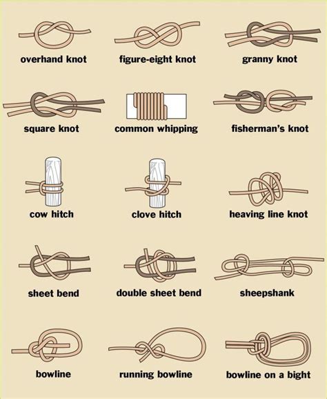 confessions of a knothead basic ropework and knots tie knots types of knots knots