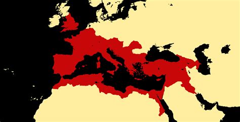The Roman Empire At Its Greatest Extent Mapchart