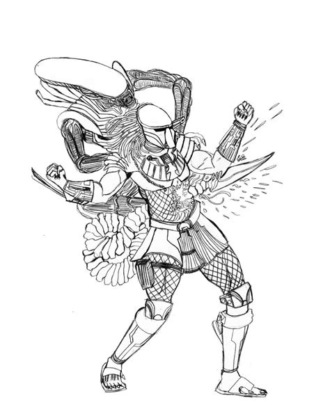 Alien Vs Predator Coloring Pages Coloring Pages