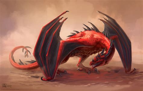 Red Dragon By Azany On Deviantart