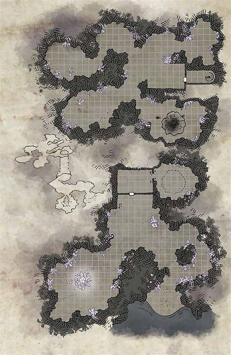 Fantasy Map Medieval Fantasy Floorplan Pathfinder Maps Underground