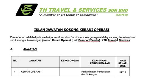 Последние твиты от kerja kosong malaysia (@kerjakosong2018). Jawatan Kosong Tabung Haji Travel & Services • Kerja ...
