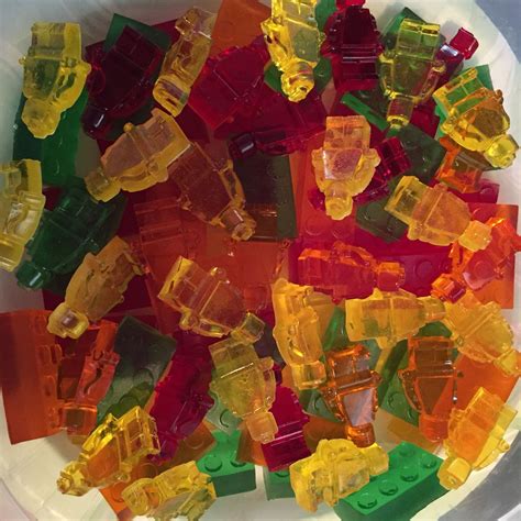Lego Gummies Made From Lego Molds Gelatin Jello And Corn Syrup Fun