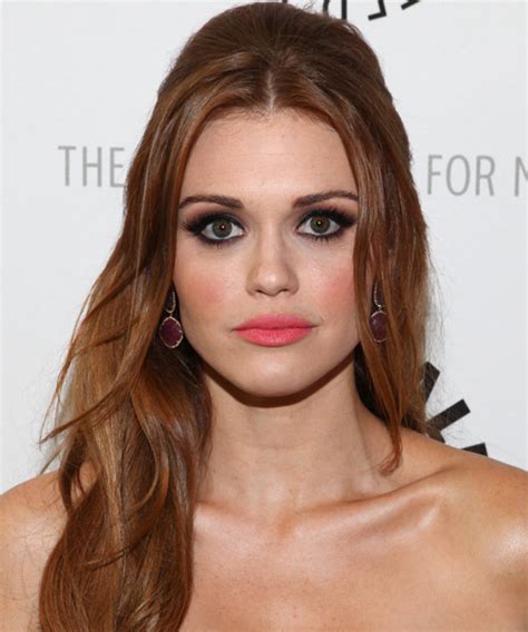 holland roden long straight formal hairstyle red hair color